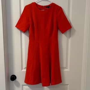 Banana Republic Orange Midi Dress